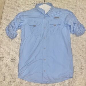 Columbia long sleeve fishing button down shirt